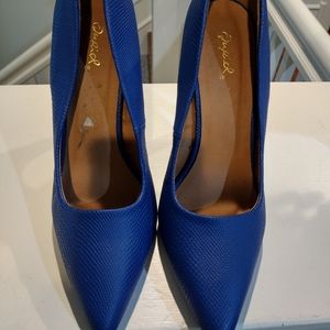 QUPID ROYAL BLUE HEELS